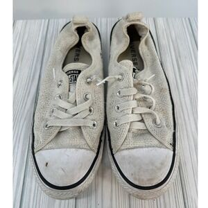 Converse All Star Shoreline Low Top Slip‎ On Sneakers Women's Size 9 Off White